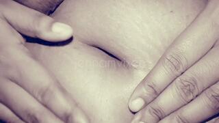 Fingering My BBW Bellybutton