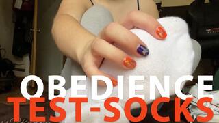 Testing your obedience - socks edition!