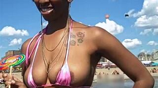 Jazzy Showing Off Her Ass In Front Of A Ton Of People, Part 2! ;)