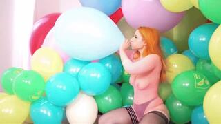 Galas Looner Playtime Printed Balloons Tease & Pop Mass Pop: Blow 2 Pop, Finger Nails Popping & Pin Pops - HD mp4