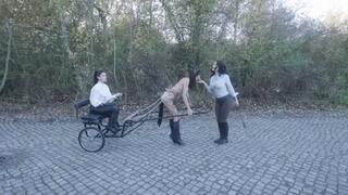 pony girl outside with card - mp4 720p