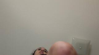 Horny Sammie scares a tiny with her Giant Feet