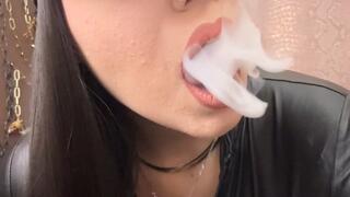 Smoking encouragement and lick the smoke