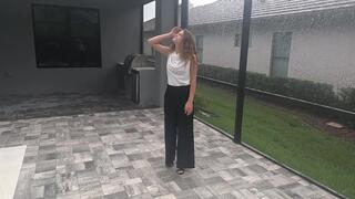 Nathalia Swims in Satin