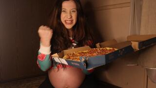 Belly dancing and pizza (Full HD 1920 1080)