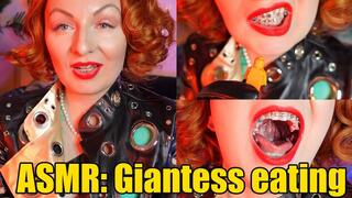 ASMR: Giantess eating little you (720p)