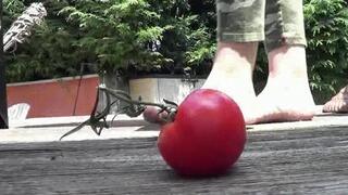 Crush a tomato