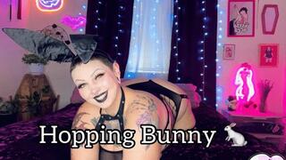 Horny BBW Bunny hops on cocks
