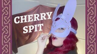 Aussie Mistress Humiliating and Spitting Cherry Pits At You
