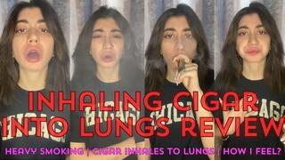 Inhaling Cigar Into Lungs Review