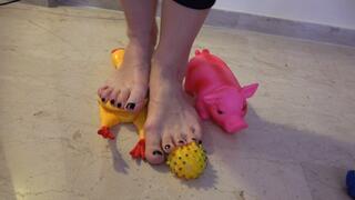 ROSALINA - Chewing Toys - Crushing The Noisy Toys Under My Feet