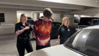 Oliver Taken Into Custody By Two Female Officers