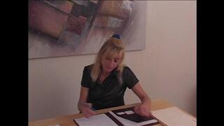 Late Night Co-worker Spanking