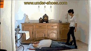 Miss Diana extreme facebusting and extreme boots trample ( EXTREME VIDEO)