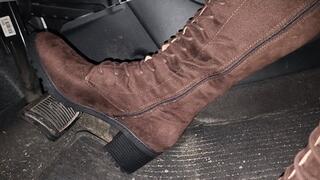 Driving in New Brown Boots (part 1)