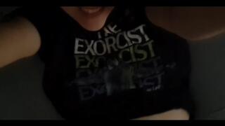 Bloated belly farting in bed