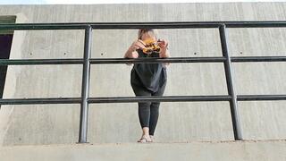 Diana Senior sexy toy crushing under my feet