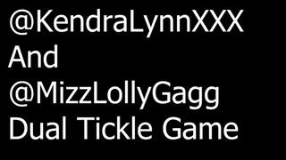 @MizzLollyGagg and @KendraLynnXXX - Dual tickle game (WMV)