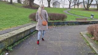 A strange guy kicks my shoe into the lake HD mp4 1920x1080