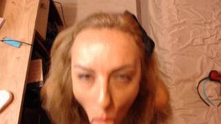 pov blowjob headbands fetish, facial