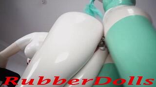 Latex Lara And Lola Noir - Lola Gets Fucked By Lara - wmv