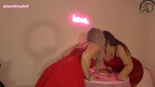 Valentines first date 2 girls farting