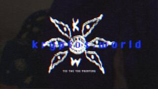 Tic tac toe painting