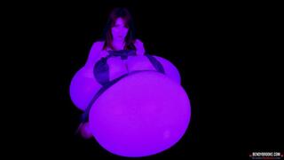 Blueberry Expansion - Juice Filled Z Cups and Rapid Belly Inflation - No Bursting