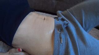 She cleaned my outie belly button with her tongue 8ABn