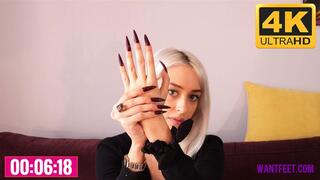 Jasmine Dangerous Nails - 4K MP4