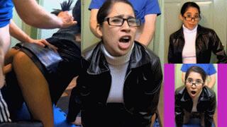 Investigative Reporter eRica gets fucked, fish hooked, & creampied for a story!
