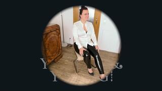 YY155 - Secretary tied on a chair