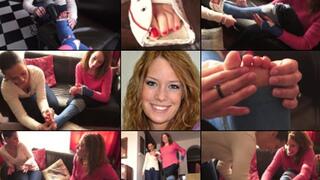 Britney SLC and SAC with Spica, The Best Solution for Freezing Toes with Foot Massage (in HD 1920X1080)