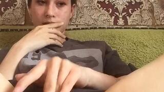 Diana masturbates with her fingers