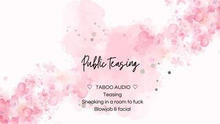 Teasing step-daddy in public (audio only)