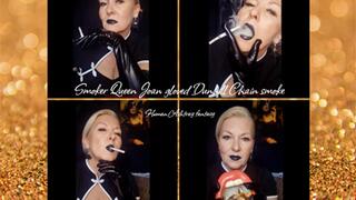 Smoker Queen Joan's gloves Dunhill Black Chain Smoke - Human Ashtray Fantasy
