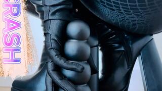 TRY NOT TO CUM - Handjob BLACK BIG dildo - ASMR - with Mistress Siya