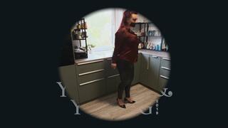 YY167 - Tied up in the kitchen