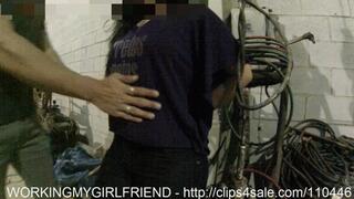 Punching the stomach to my wife