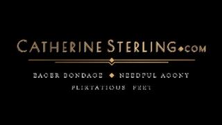 Slender Slave Girl gets Face Slapped, Chair Tie Rope Restrained, Ass Whipped and Left Sucking on a Dildo Panel Gag! Mobile Friendly SD Version