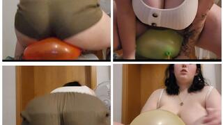 18 Inch Balloon Humping and Popping