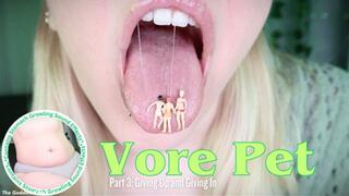Vore Pet Part 3: Giving Up and Giving In - HD - The Goddess Clue, Giantess, Belly Fetish and Stomach Growling
