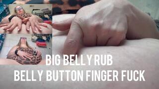 Big Belly Rub Belly Button Finger Fuck