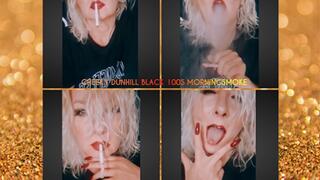 Cheeky Dunhill Black 100s Morningsmoke