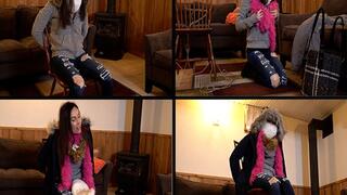 Daphne Hooded Jacket Tieup