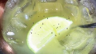 Tiny Humans Swim in Giantess Drink 1080