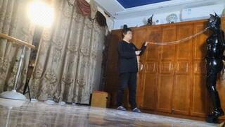 LATEX06_Work hard to train pony pace, live like ponygirl, higher legs