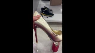 Bunion Queen shopping shoes