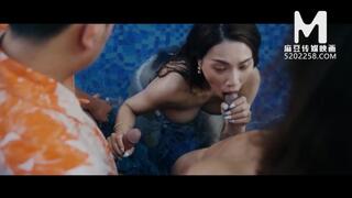 Trailer-Paradise Island-Li Rong Rong-Wa Nuo-Guan Ming Mei-MDL-0007-2-Best Original Asia Porn Video