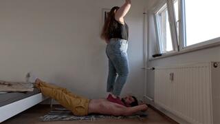 New pink barbie sneakers trampling 2 cameras